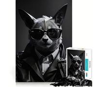 Rompecabezas de 1000 Piezas para Adultos,Agente murciélago,Divertido,preciso,con articulaciones,Juego Inteligente,Regalo,Tiempo de Paz,Juego,decoración de cumpleaños,Regalo (50x75cm)