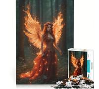 Rompecabezas de 1000 Piezas para Adultos: Alas de Hada de Fuego, Juego Educativo, difícil y desafiante, colección de Artistas, Bellas Artes 38x26cm