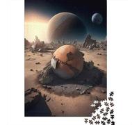 Rompecabezas De 1000 Piezas para Adultos Alien Planet Landscape Rompecabezas para Adultos Juguete Decoración De Pared Desafío Difícil Diversión Actividades En Casa, 52x38cm/1000pcs