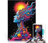 Rompecabezas de 1000 Piezas para Adultos Alma Cósmica Juego Familiar para aliviar el estrés: desafío difícil Obra de Arte 38x26cm