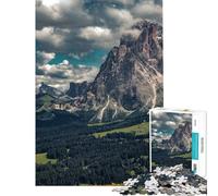 Rompecabezas de 1000 Piezas para Adultos Alpe Di Siusi Juguete de 1000 Piezas para decoración de Pared antiestrés Regalo de cumpleaños Regalos de Viaje (50x75cm)