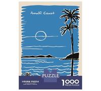 Rompecabezas De 1000 Piezas para Adultos Amalfi Coast Travel Rompecabezas para Adolescentes Juego Familiar Desafío Difícil Gran Regalo para Jugar 70x50cm/1000pcs