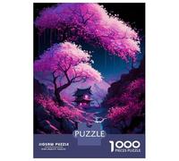 Rompecabezas De 1000 Piezas para Adultos Amazing Cherry Blossom Rompecabezas para Adultos Juegos Relajantes Desafío Difícil Reducción del Estrés Regalos 52x38cm/1000pcs
