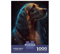 Rompecabezas De 1000 Piezas para Adultos Amazing Dog Surfing Cosmic Rompecabezas para Adultos Juego De Ingenio Desafío Difícil Desafiante De Completar 38x26cm/1000pcs