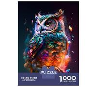 Rompecabezas De 1000 Piezas para Adultos Amazing Owl Rompecabezas para Adultos Juguetes Antiestrés Difícil Difícil Y Desafiante 70x50cm/1000pcs