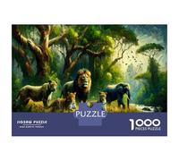 Rompecabezas De 1000 Piezas para Adultos Amazon Rainforest Wildlife Rompecabezas Práctico Juego Decoración del Hogar Cumpleaños Y Navidad 52x38cm/1000pcs