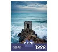 Rompecabezas De 1000 Piezas para Adultos An Old Fort Near Sea Rompecabezas para Adultos Juguetes Antiestrés Decoración Perfecta Cumpleaños Y Navidad 38x26cm/1000pcs
