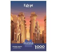Rompecabezas De 1000 Piezas para Adultos Ancient Egyptian Temple at Sunset Rompecabezas para Adultos: Análisis Práctico del Juego Y Lógica, Toda La Familia 70x50cm/1000pcs