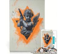 Rompecabezas de 1000 Piezas para Adultos: Ángel Agente Secreto, Juegos Educativos, Análisis y Lógica, Regalo de Cumpleaños, Regalos de Viaje 38x26cm