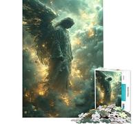 Rompecabezas de 1000 Piezas para Adultos Ángel caído Juguete Educativo para Juegos de desafío Una Obra de Arte Un Gran Regalo para los Amantes de los Juegos (tamaño 38x52cm)
