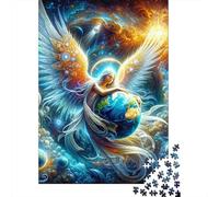 Rompecabezas De 1000 Piezas para Adultos Angel Holding Earth, Celestial Artwork Rompecabezas Juguete Decoración De Pared Difícil Difícil Cumpleaños Y Navidad 70x50cm/1000pcs