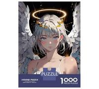 Rompecabezas De 1000 Piezas para Adultos Angel with White Wings Rompecabezas para Adultos Juego Familiar Difícil Difícil Y Desafiante 52x38cm/1000pcs
