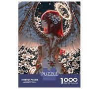 Rompecabezas De 1000 Piezas para Adultos Anime Angel with Wings and Halo Rompecabezas para Adultos Juegos Relajantes para La Diversión Familiar Interacción Entre Padres E Hijos 38x26cm/1000pcs
