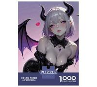 Rompecabezas De 1000 Piezas para Adultos Anime Demon Girl Rompecabezas para Adultos Juego Familiar Difícil Difícil Y Desafiante 38x26cm/1000pcs
