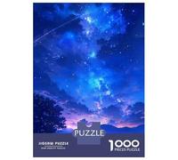 Rompecabezas De 1000 Piezas para Adultos Anime Fantasy Couple Under Night Sky Rompecabezas para Adultos Juego Práctico Decoración del Hogar Regalos De Cumpleaños Y Únicos 38x26cm/1000pcs