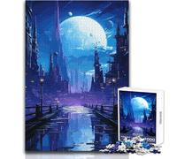Rompecabezas de 1000 Piezas para Adultos, Anime Future City, para familias, Juegos y diversión, Regalo Divertido y Divertido, tamaño 38x52cm