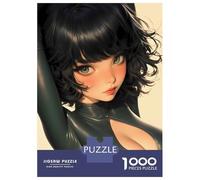 Rompecabezas De 1000 Piezas para Adultos Anime Girl with Green Eyes Rompecabezas para Adultos Juguetes Antiestrés Decoración Perfecta Cumpleaños Y Navidad 70x50cm/1000pcs