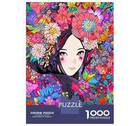 Rompecabezas De 1000 Piezas para Adultos Anime Lofi Kimono Girl Art Rompecabezas para Adultos Juego Práctico Decoración del Hogar Difícil Y Desafiante 70x50cm/1000pcs
