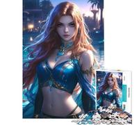 Rompecabezas de 1000 Piezas para Adultos Anime Starlit Gaming Girl Ayuda a ejercitar el Cerebro Mejora la Memoria Juego Educativo para Mayores de 14 años Juego de Rompecabezas ofrecido 50x75cm