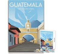 Rompecabezas de 1000 Piezas para Adultos,Antigua Guatemala,Rompecabezas,Juegos Familiares,Aprendizaje,Educativo,Regalo de cumpleaños,tamaño 38x26cm
