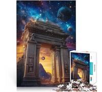Rompecabezas de 1000 Piezas para Adultos Antigua Puerta de Entrada a Las Estrellas Desafiante Difícil Mejorar el Amor Entre Parejas 52x38cm