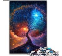 Rompecabezas de 1000 Piezas para Adultos Árbol de la Sabiduría Rompecabezas imposibles para Adultos tamaño 26x38cm Juego Interactivo Familiar, Regalo Artesanal con Ilustraciones Coloridas