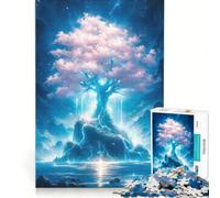 Rompecabezas de 1000 Piezas para Adultos Árbol de la Vida Juego de ingenio desafiante para completar fortalece el Amor Entre Parejas 38x52cm