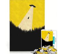 Rompecabezas de 1000 Piezas para Adultos Árboles secuestrados por ovnis Juguetes para armar interacción Entre Padres e Hijos fortalece el Amor Entre Parejas 38x26cm