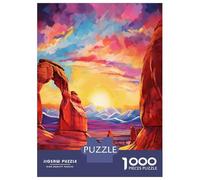 Rompecabezas De 1000 Piezas para Adultos Arches National Park Rompecabezas para Adultos Juegos Relajantes Regalos para Mujeres Regalos para Reducir El Estrés 38x26cm/1000pcs