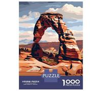 Rompecabezas De 1000 Piezas para Adultos Arches National Park Travel Rompecabezas para Adultos Análisis Práctico del Juego Y Lógica Interacción Entre Padres E Hijos 70x50cm/1000pcs