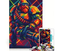 Rompecabezas de 1000 Piezas para Adultos: Arma galáctica de Roca Profunda Colorida, Juegos educativos, análisis y lógica, Regalos para Mujeres 38x26cm