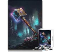 Rompecabezas de 1000 Piezas para Adultos, Arma legendaria, Acogedor, Relajante, para Interiores, Tiempo Libre, Juguete de Corte de precisión avanzado, tamaño 50x75cm