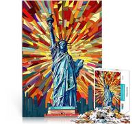 Rompecabezas de 1000 Piezas para Adultos Arte cubista de Picasso de la Libertad Juguetes de Juego desafiantes Apto para Parejas 52x38cm