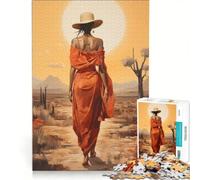Rompecabezas de 1000 Piezas para Adultos, Arte de Moda Africana, Juego Imposible, decoración del hogar, Regalo Ideal para Toda la Familia 50x75cm