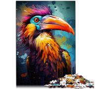 Rompecabezas de 1000 piezas para adultos, arte de tucán de fantasía para regalos, 19.7 x 29.5 pulgadas, alivio del estrés, adecuado para adolescentes de 14 años en adelante