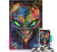 Rompecabezas de 1000 Piezas para Adultos Arte Extraterrestre Juguete de desafío de Juego Educativo para la decoración del hogar 75x50cm