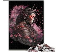 Rompecabezas de 1000 Piezas para Adultos, Arte japonés Ninja, Rompecabezas de Madera, tamaño 50x75cm, Adolescentes, unión Familiar, Rompecabezas y Regalo de decoración del hogar DIY.