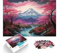 Rompecabezas de 1000 Piezas para Adultos Arte japonés Zen de la Naturaleza Acertijo para con Piezas de Formas aleatorias Que se entrelazan Completamente 75x50cm