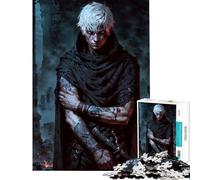 Rompecabezas de 1000 Piezas para Adultos Asesino Revenant Tatuado Diversión en casa Actividades decoración del hogar y Juguetes para Mayores de 14 años 50x75cm