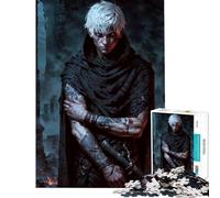 Rompecabezas de 1000 Piezas para Adultos Asesino Revenant Tatuado Divertidas Actividades en casa Juego difícil e Imposible Apto para Mayores de 14 años 38x26cm