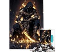 Rompecabezas de 1000 Piezas para Adultos Asesino Ritual de Flamebound Un Reto para completar Pero Divertido y entretenido Juegos relajantes para Mayores de 14 años 38x52cm