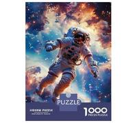 Rompecabezas De 1000 Piezas para Adultos Astronaut in Nebula Rompecabezas para Adultos Juego De Ingenio Una Obra De Arte Interacción Entre Padres E Hijos 52x38cm/1000pcs