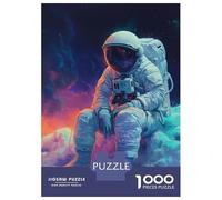Rompecabezas De 1000 Piezas para Adultos Astronaut Rainbow Cosmos Rompecabezas para Adultos Juegos Familiares Decoración del Hogar Desafío Educativo 70x50cm/1000pcs