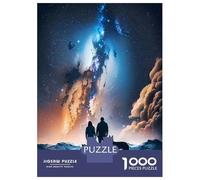 Rompecabezas De 1000 Piezas para Adultos Astronaut Under Red Moon Rompecabezas para Adultos Juegos Relajantes Regalo De Cumpleaños Regalos Y Cumpleaños Únicos 70x50cm/1000pcs