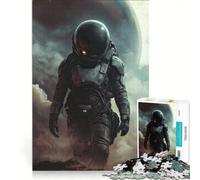 Rompecabezas de 1000 Piezas para Adultos: Astronauta en un Planeta alienígena, Juegos Familiares, Corte de precisión, colección de Artistas, Bellas Artes 50x75cm