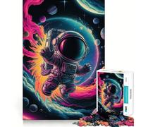 Rompecabezas de 1000 Piezas para Adultos Astronauta,Espacio,Nebulosa Colorida,Encaje, Arte,Desafío Mental,Diversión,Tiempo de Descanso,Juego,Regalo de cumpleaños para la Mente (50x75cm)