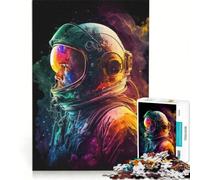 Rompecabezas de 1000 Piezas para Adultos: Astronauta Humano, Juego Educativo, Entrena tu Cerebro y Tus Manos, Mejora el Amor Entre Parejas 38x26cm