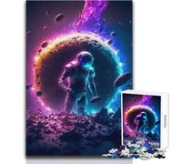 Rompecabezas de 1000 Piezas para Adultos, Astronauta Muerto, relájate Durante el Tiempo Libre, Corte Limpio, sin Costuras, Juguete Entrelazado, tamaño 38x26cm