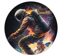 Rompecabezas de 1000 Piezas para Adultos, Astronauta surfeando, Rompecabezas imposibles para Adultos, divertirse en Familia en Vacaciones, 67,5 x 67,5 cm