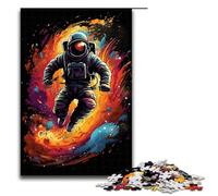 Rompecabezas de 1000 Piezas para Adultos: Astronauta surfeando Un Juego desafiante Una Obra de Arte Apto para Adolescentes de 12 años en adelante 75 x 50 cm